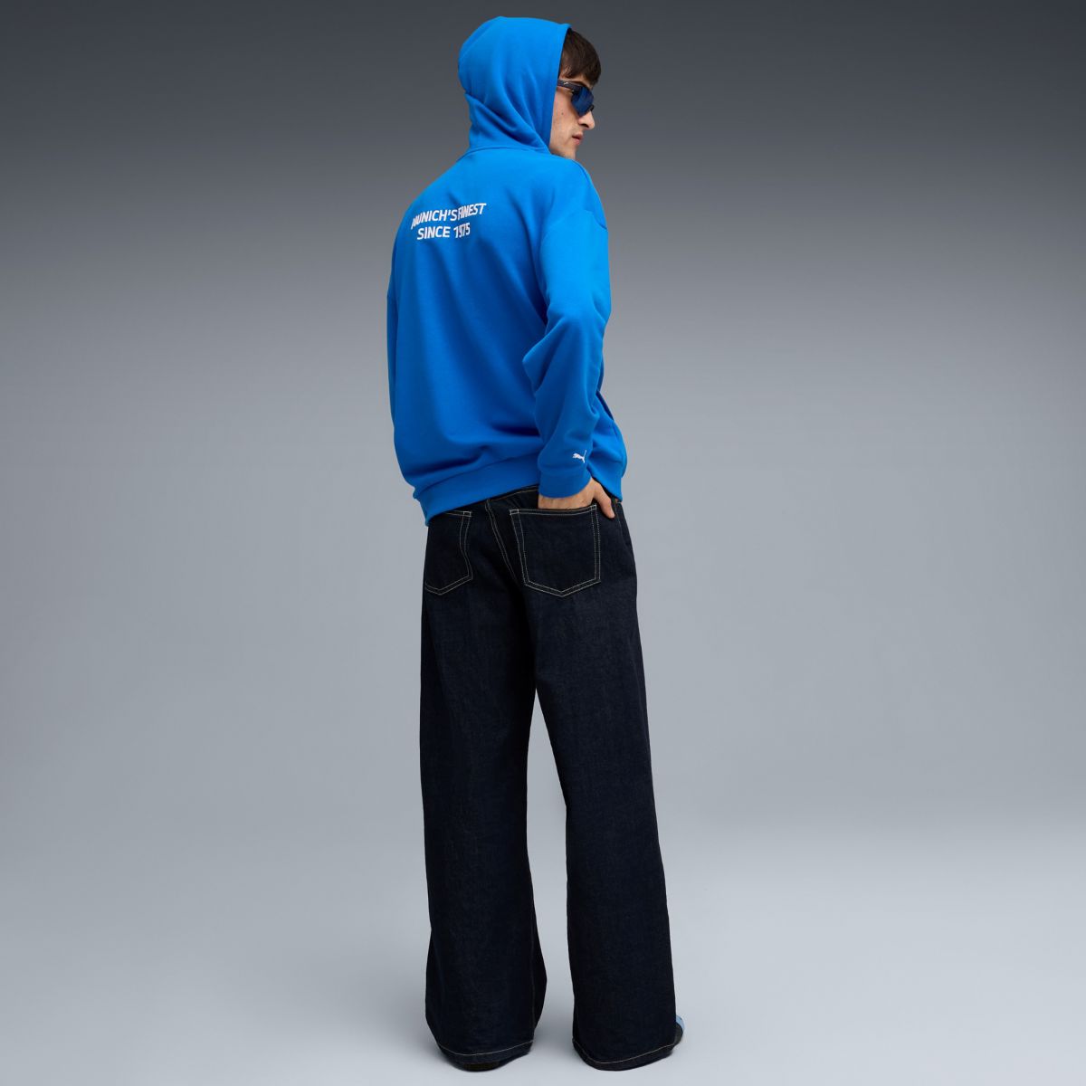 紀念帽T 賽道藍 